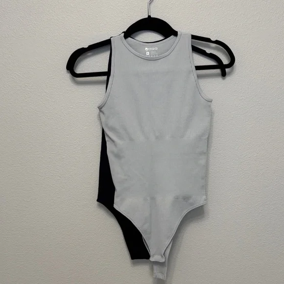 Ribbed Halter Neck Sleeveless Bodysuits (bundle of 2) - Picture 5 of 8